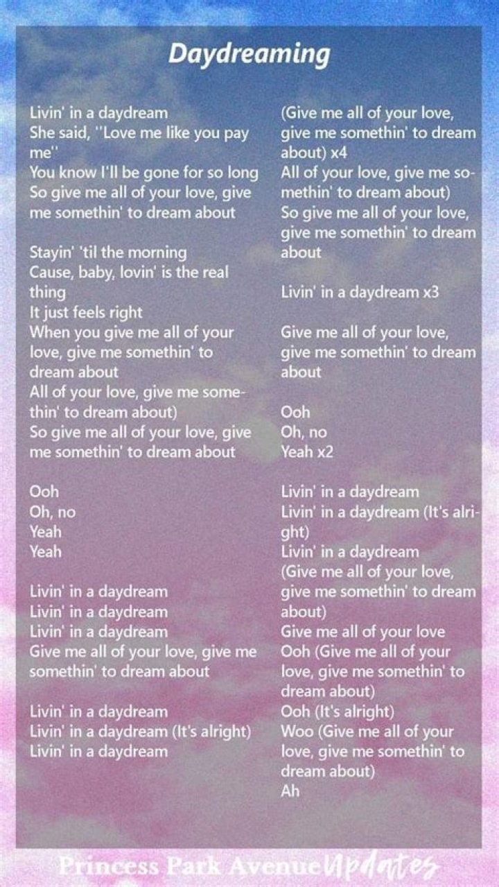 LYRICS: Harry Styles – Daydreaming