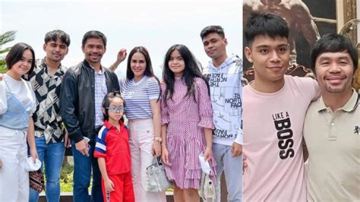 Manny Pacquiao ‘Parades’ His 5 Children On Social Media